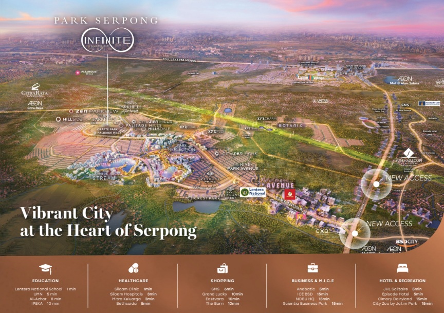 Masterplan Park Serpong Tahap 8 Infinite Collection